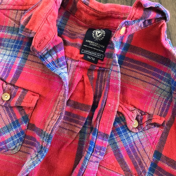 Flannel top M - Picture 2 of 2